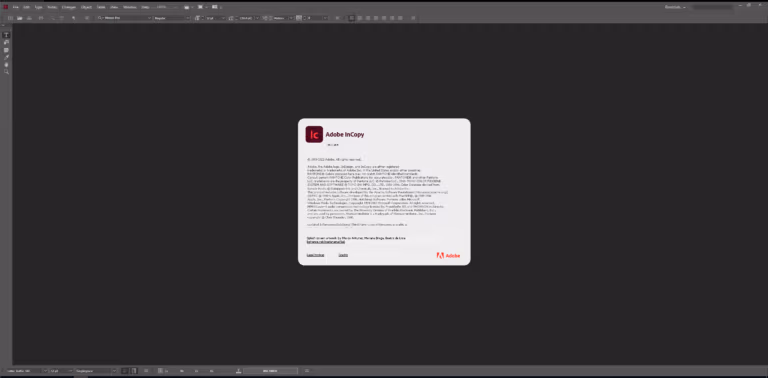 Adobe InCopy 2023 screenshot