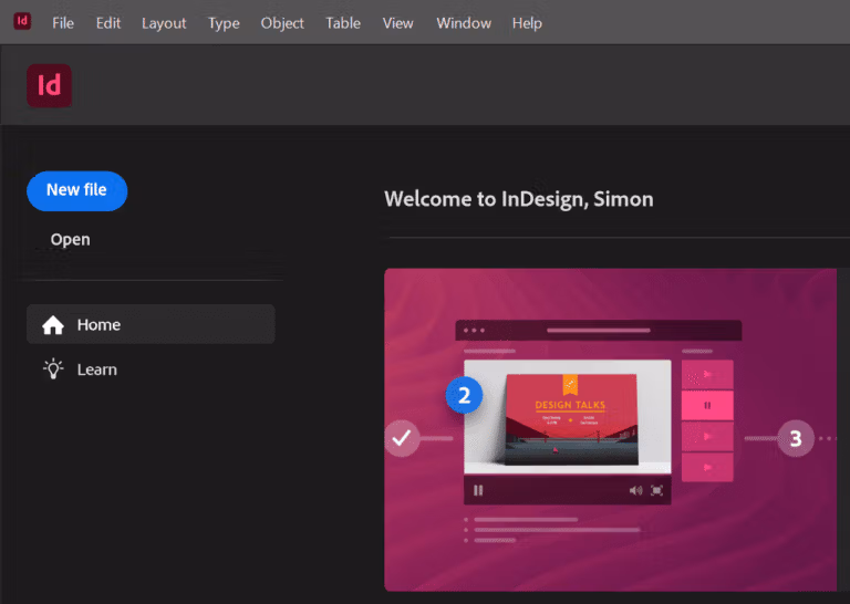Adobe InDesign 2023 screenshot