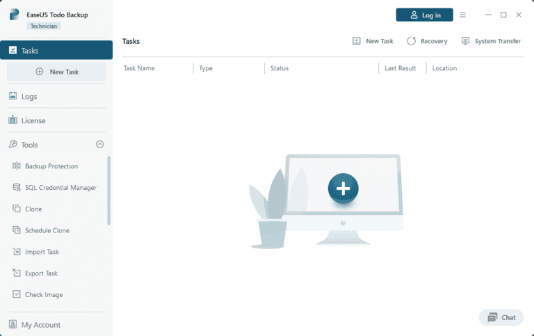 EaseUS Todo Backup Screenshot