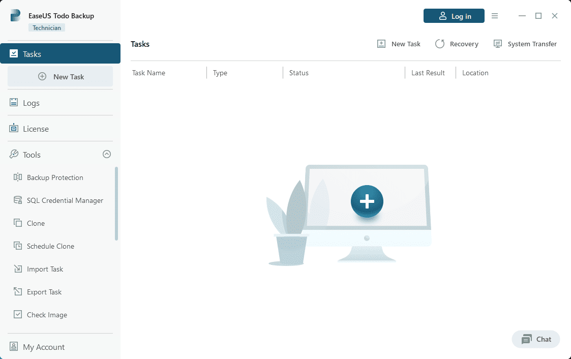 EaseUS Todo Backup Screenshot