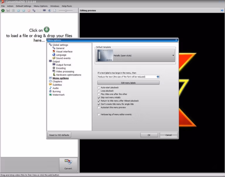 convertxtodvd screen 2