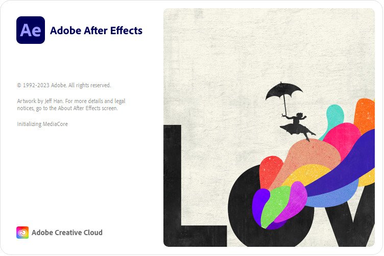 Adobe After Effects 2023 logo