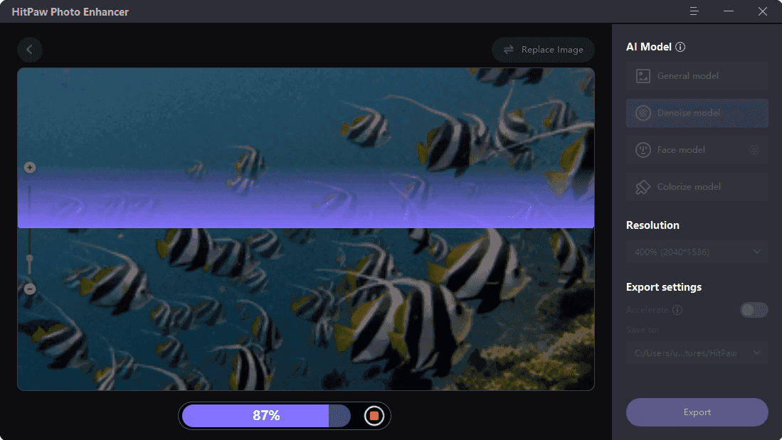 HitPaw Photo Enhancer screenshot 2