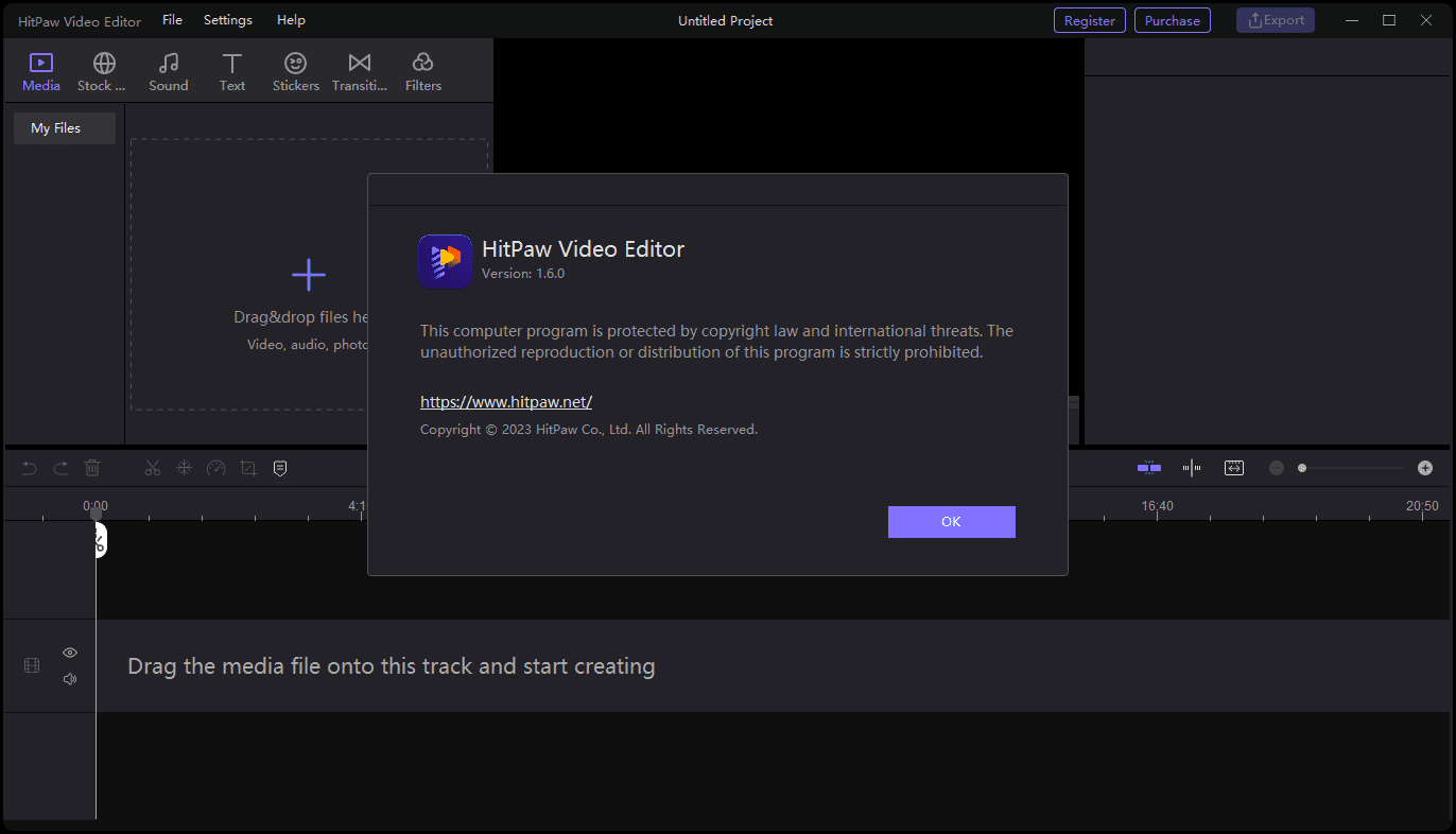 HitPaw VideoEditor screenshot