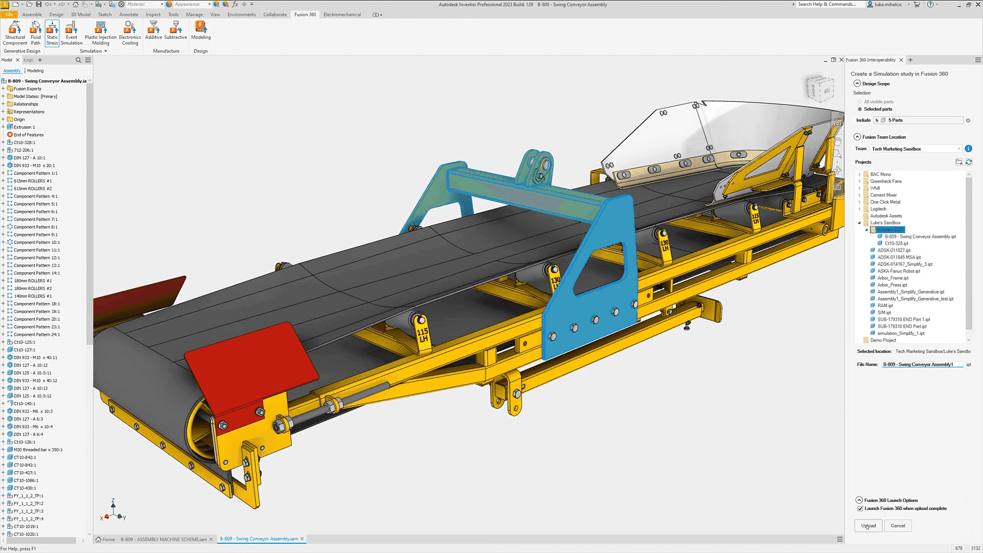 Fusion 360 tab