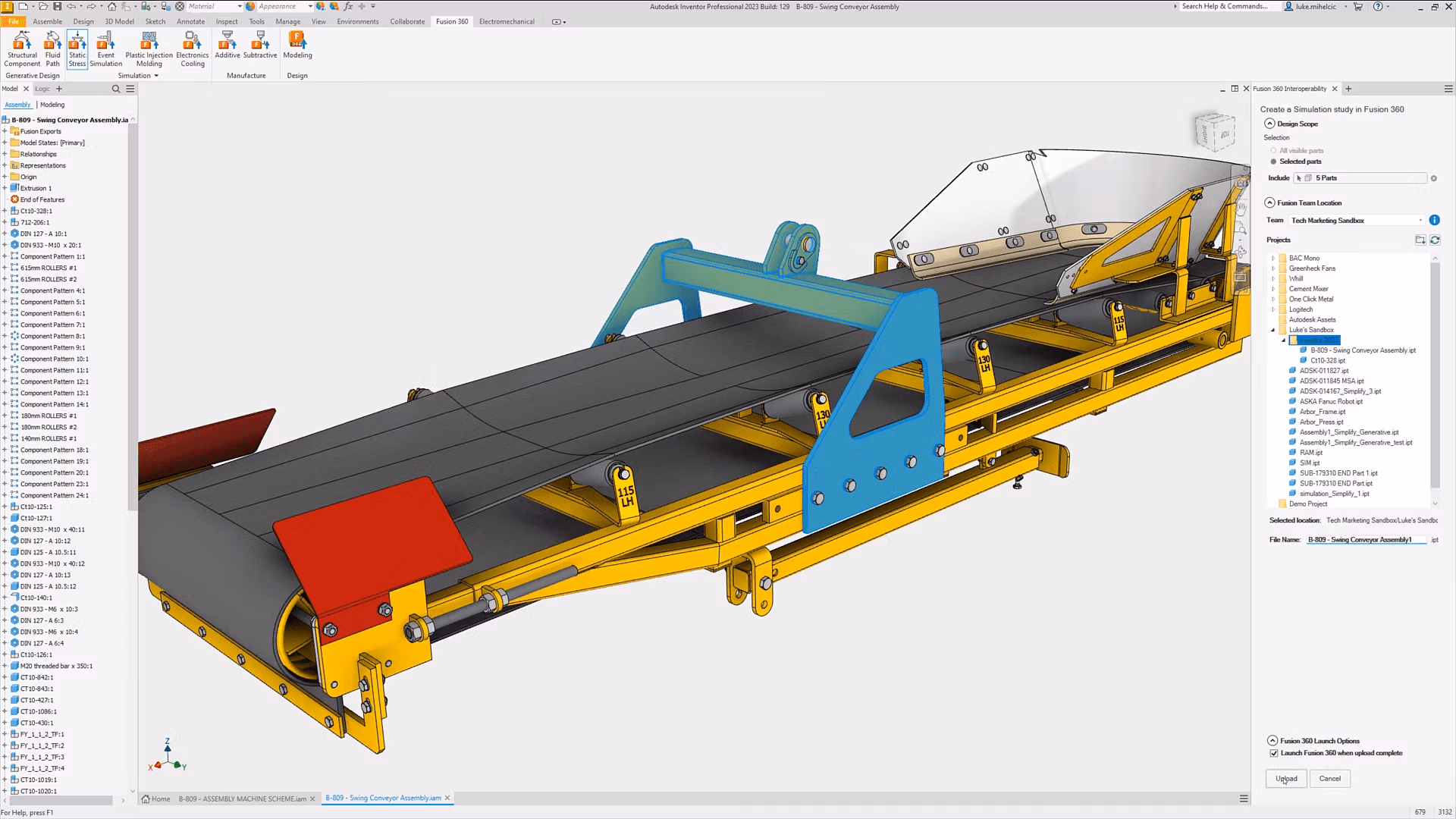 Fusion 360 tab