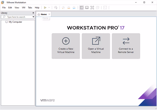VMware Workstation Pro 17 screenshot