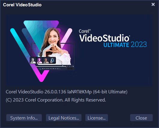 Corel VideoStudio 2023 version