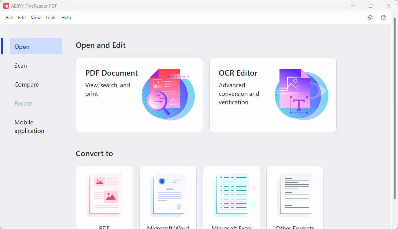 ABBYY FineReader PDF 16 Screenshot
