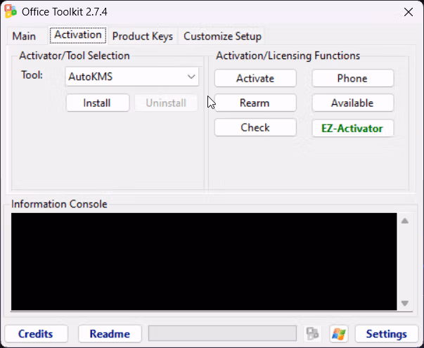 Microsoft Toolkit Screenshot 2