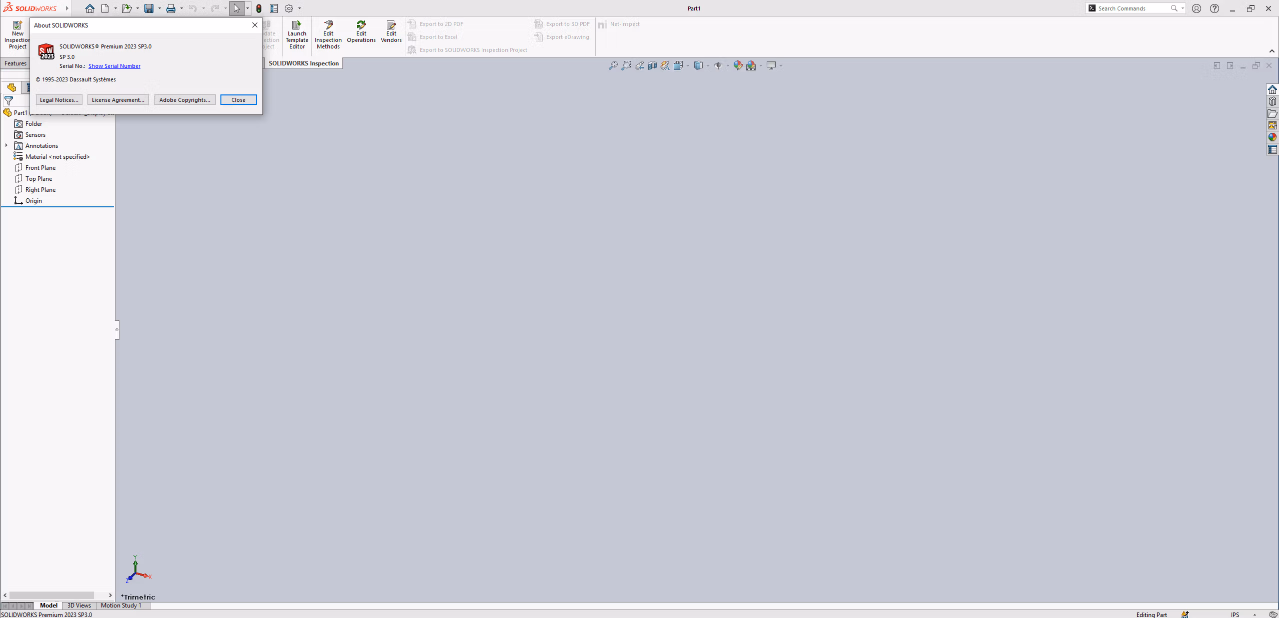 SolidWorks 2023 Screenshot