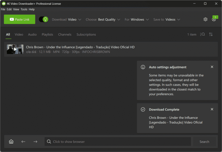 4K Video Downloader Screenshot 4K Video Downloader Plus Screenshot