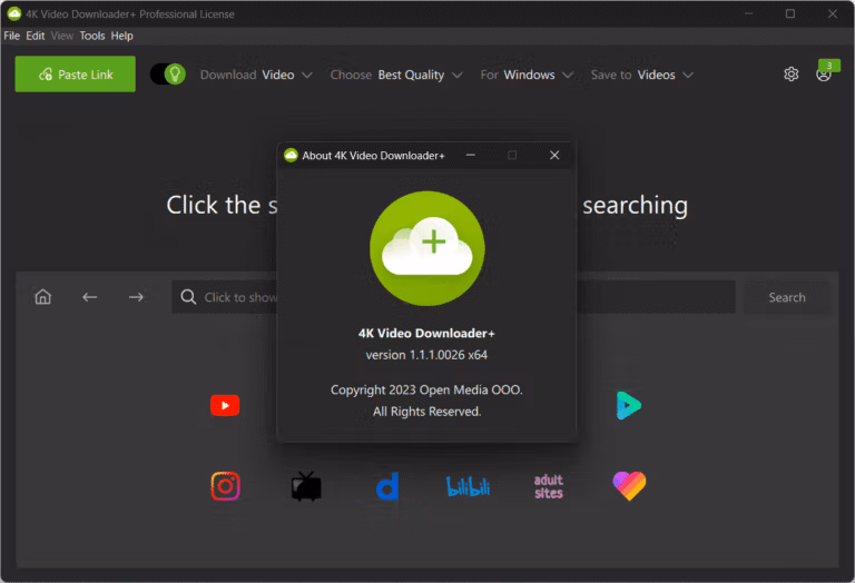 4K Video Downloader Plus About