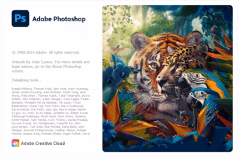 Adobe Photoshop 2024 Splash Screen
