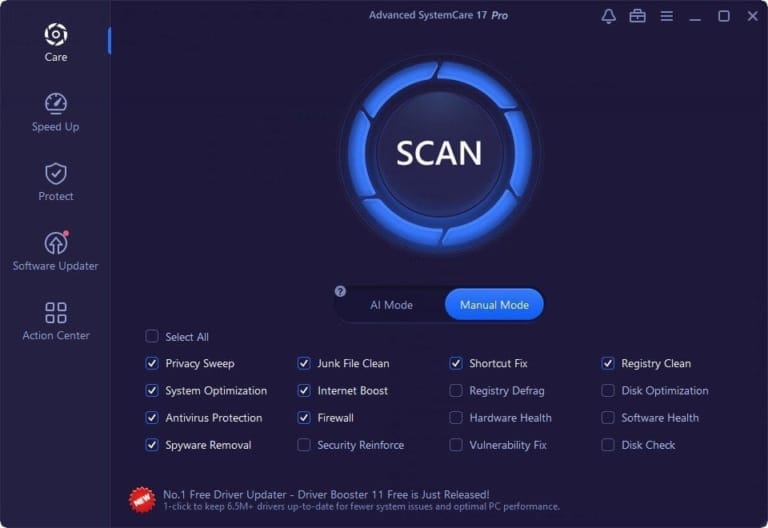 Advanced SystemCare Pro 17 Screenshot