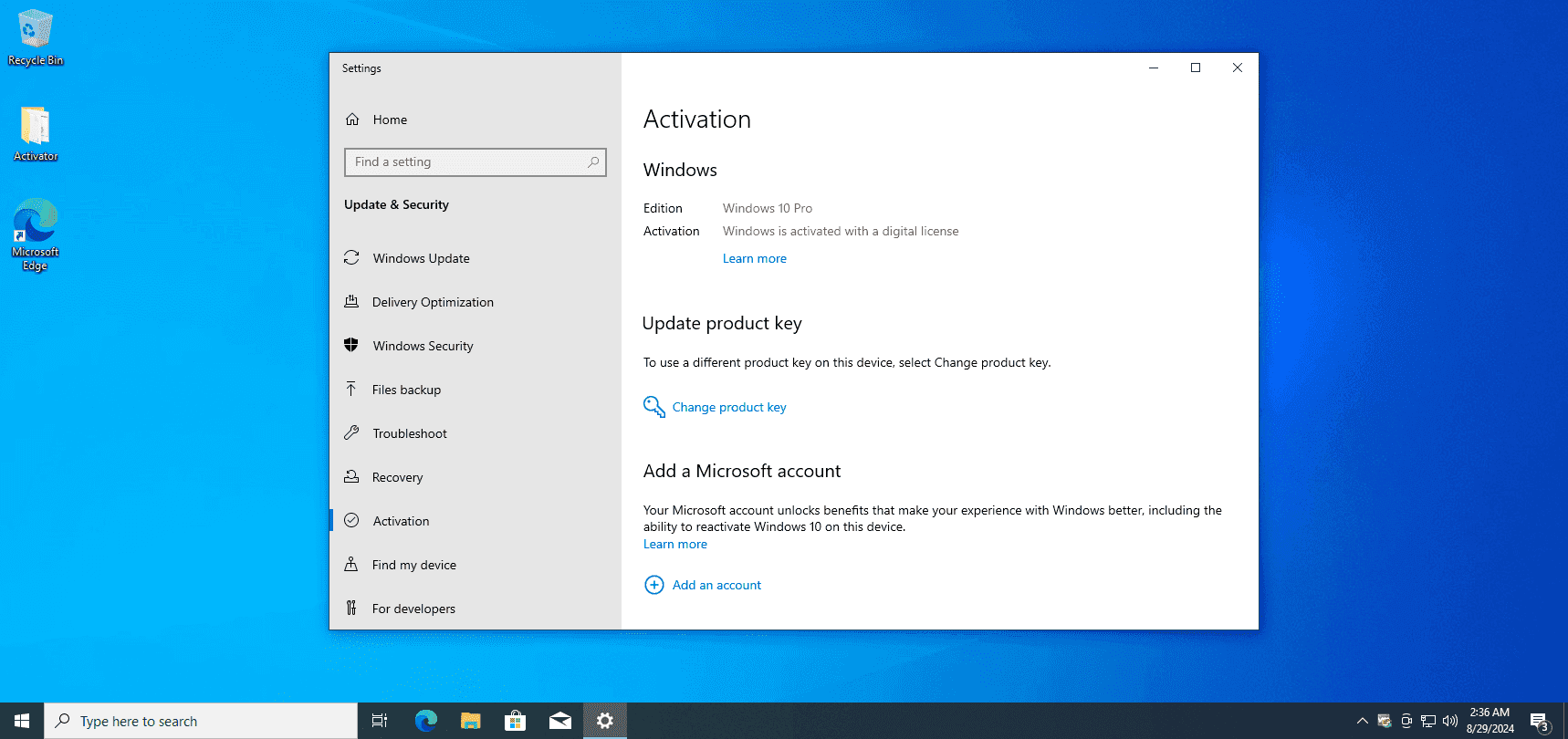 Windows 10 22H2 Screenshot 1