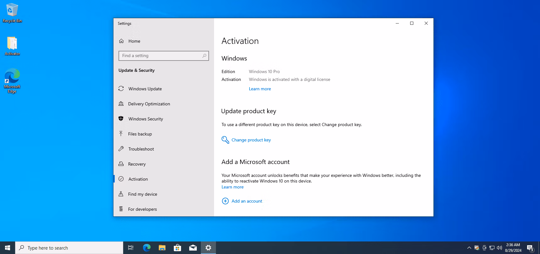 Windows 10 22H2 Screenshot 1