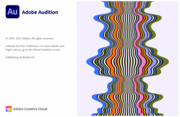 Adobe Audition 2024 Loading Screen