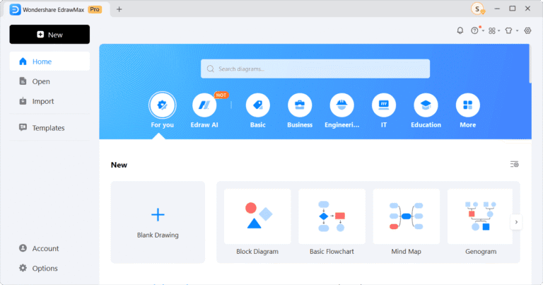 EdrawMax screenshot