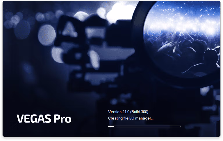 MAGIX VEGAS Pro 21 Loading Screen