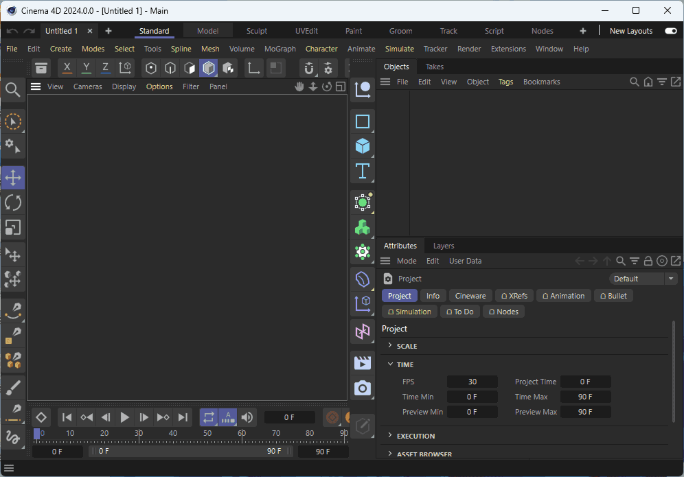 Cinema 4D 2024 Screenshot
