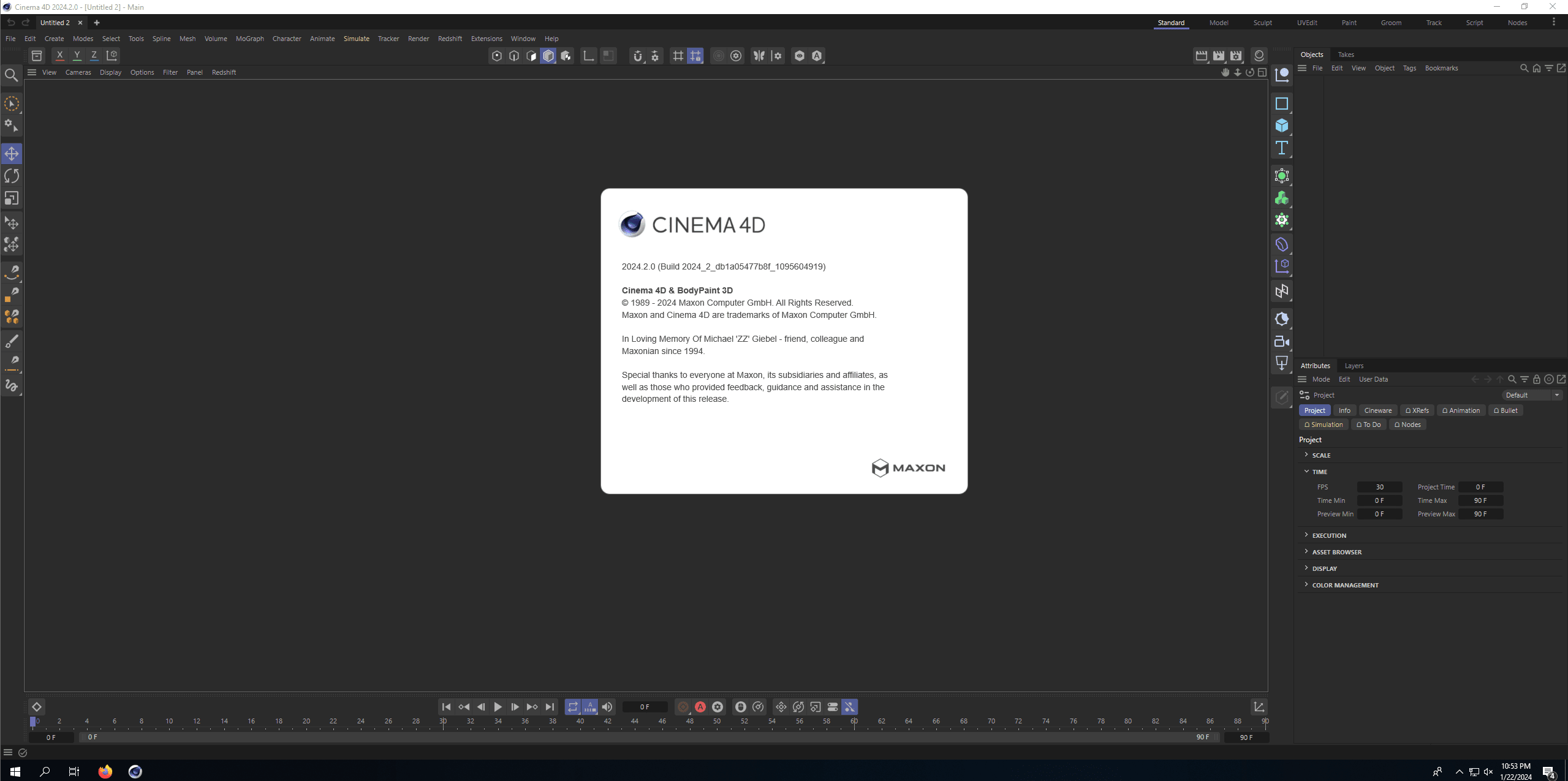 Cinema 4D 2024 Version