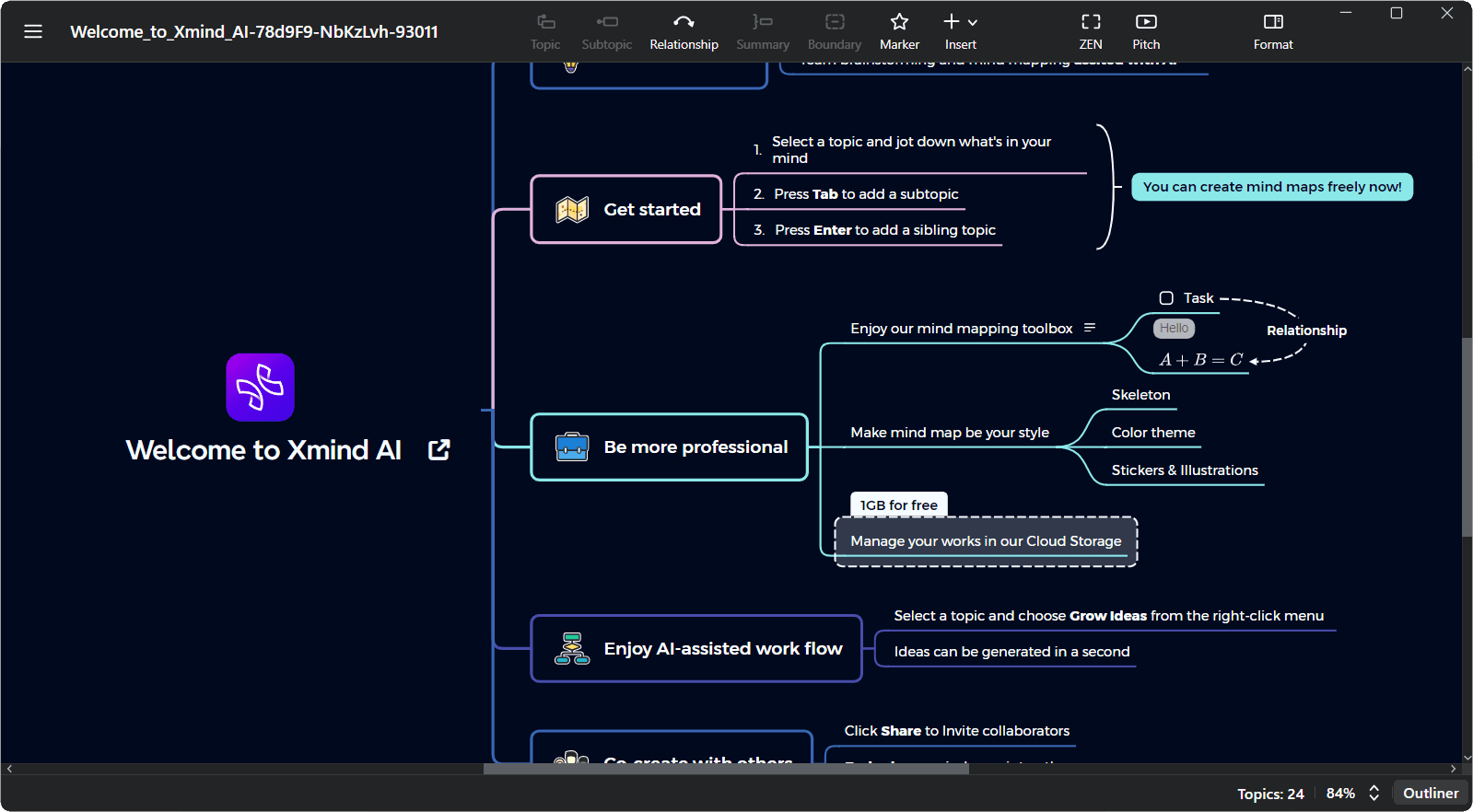 Xmind Screenshot