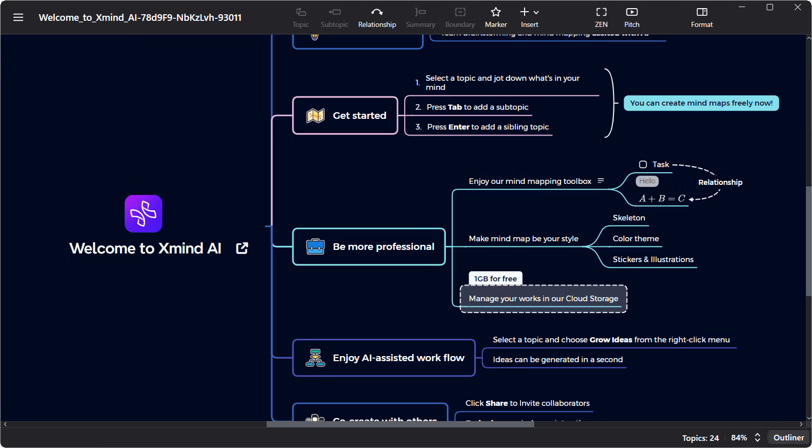 Xmind Screenshot