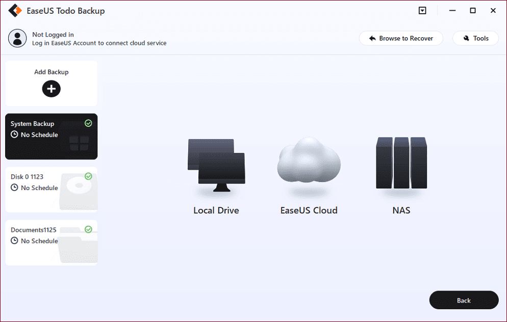 EaseUS Todo Backup Home