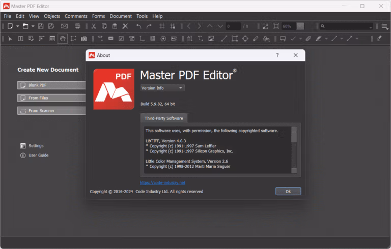 Master PDF Editor Version