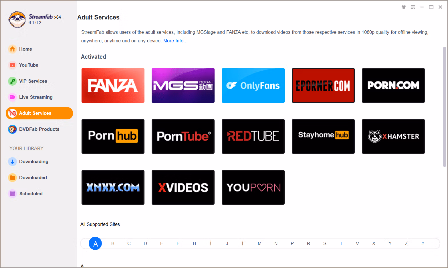 StreamFab Screenshot