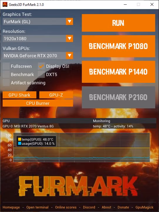 furmark 2 GUI
