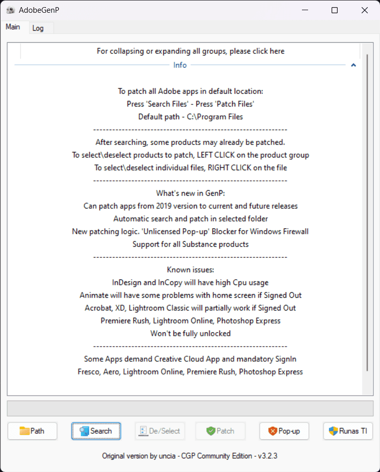 AdobeGenP Screenshot