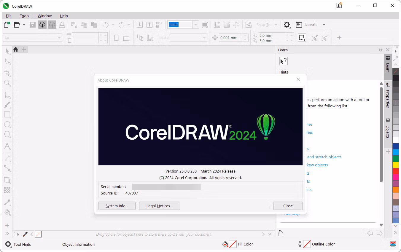 CorelDRW 2024 Screenshot