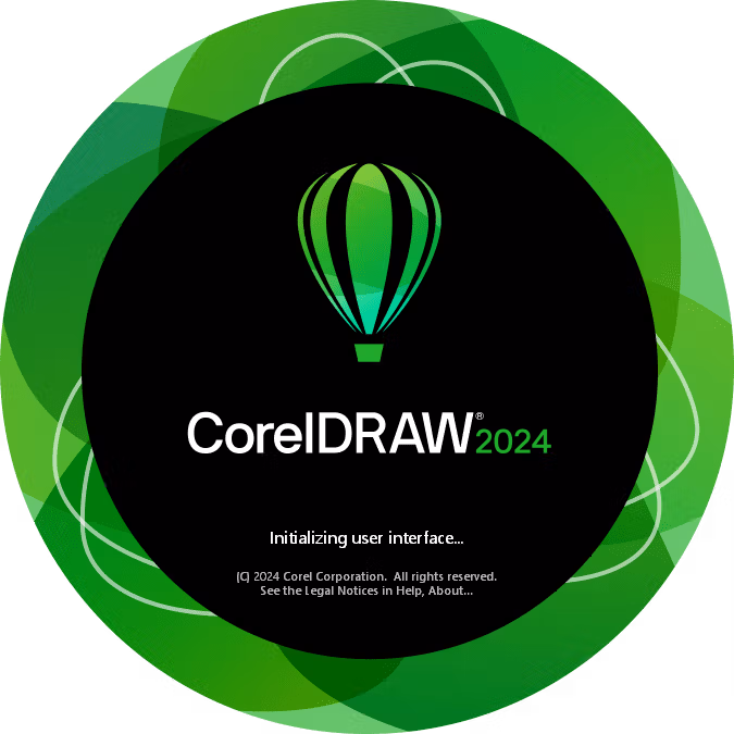 CorelDRW 2024 Splash Screen