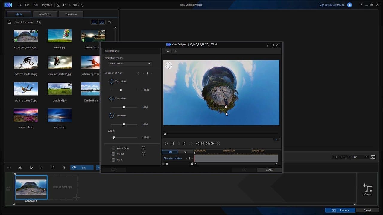 CyberLink ActionDirector Ultra Screenshot