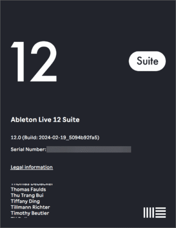 Ableton Live 12 Suite Version