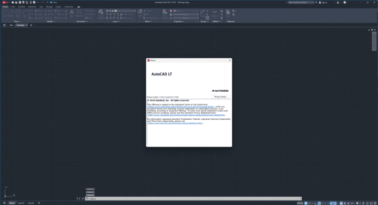 Autodesk AutoCAD LT Screenshot