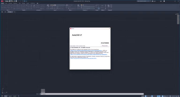 Autodesk AutoCAD LT Screenshot