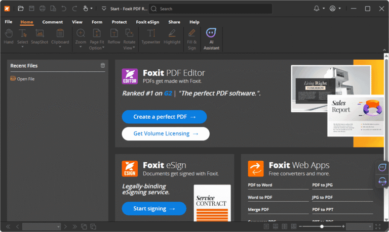 Foxit PDF Reader Screenshot