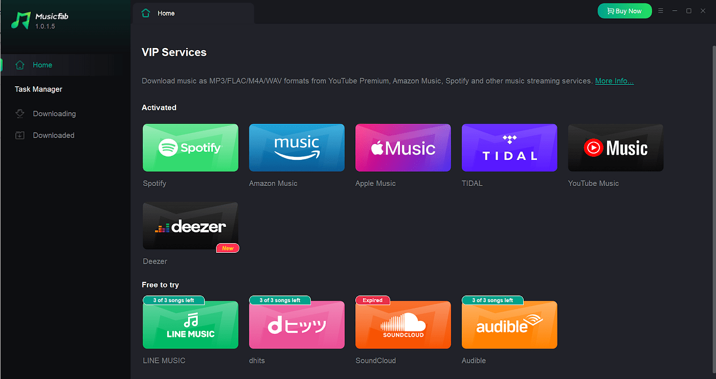 MusicFab Screenshot