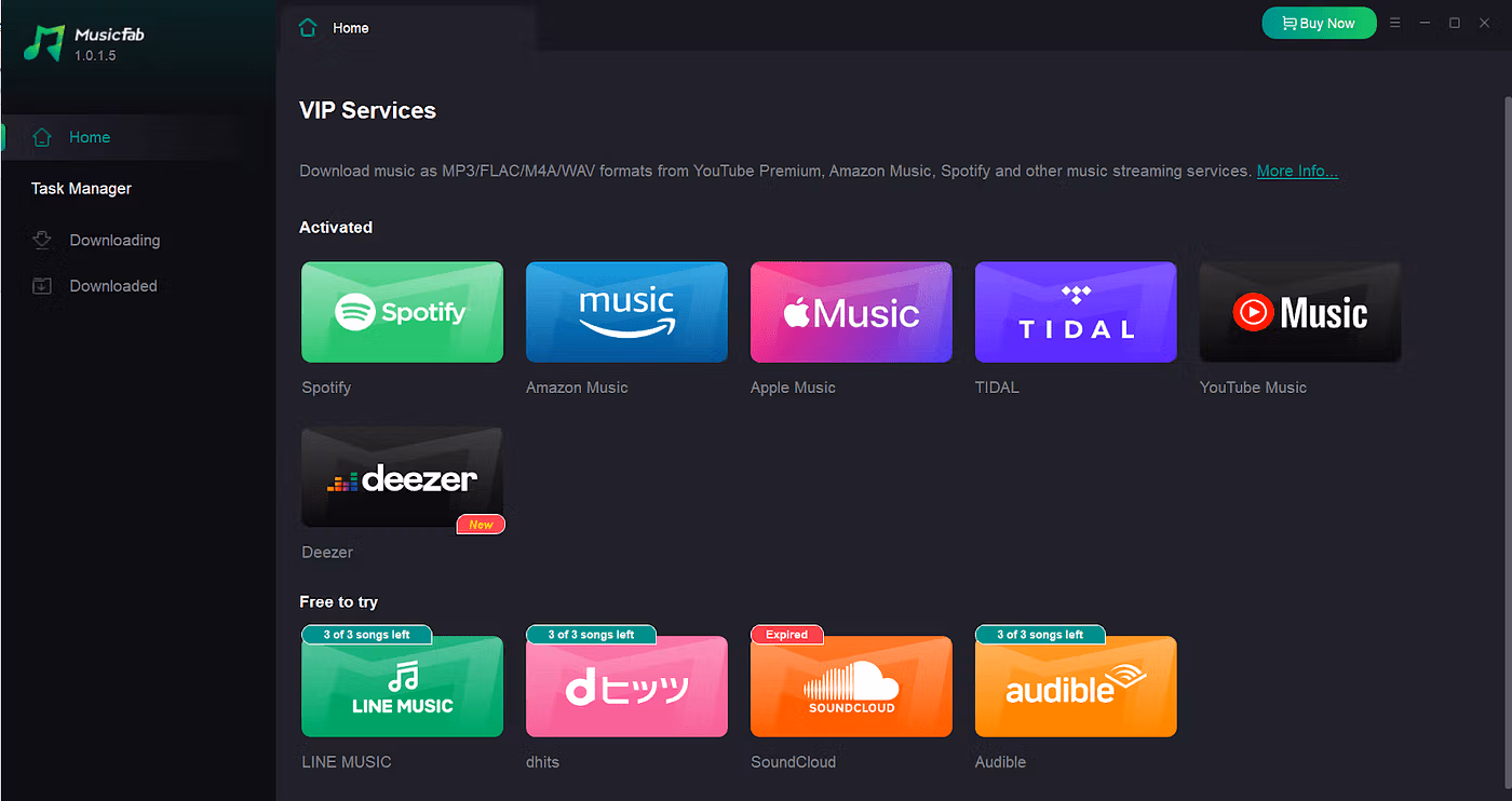 MusicFab Screenshot