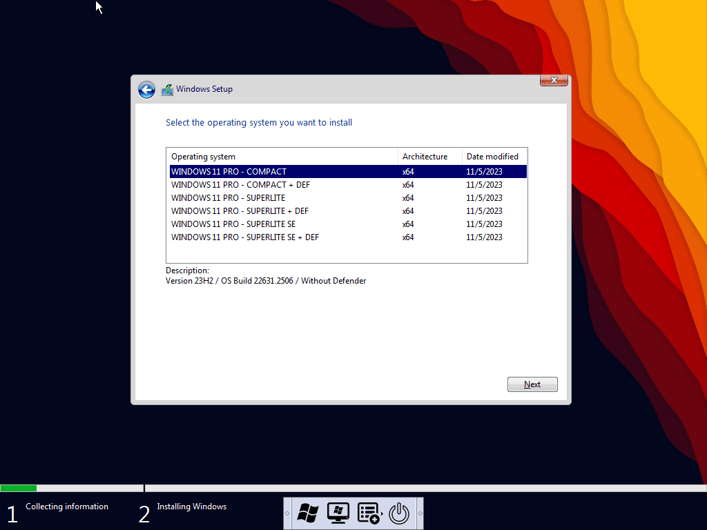 Windows 11 Ghost Spectre WinPE