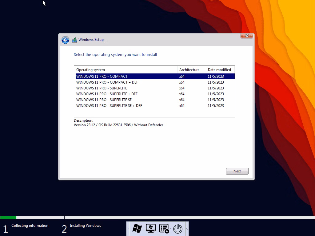 Windows 11 Ghost Spectre WinPE