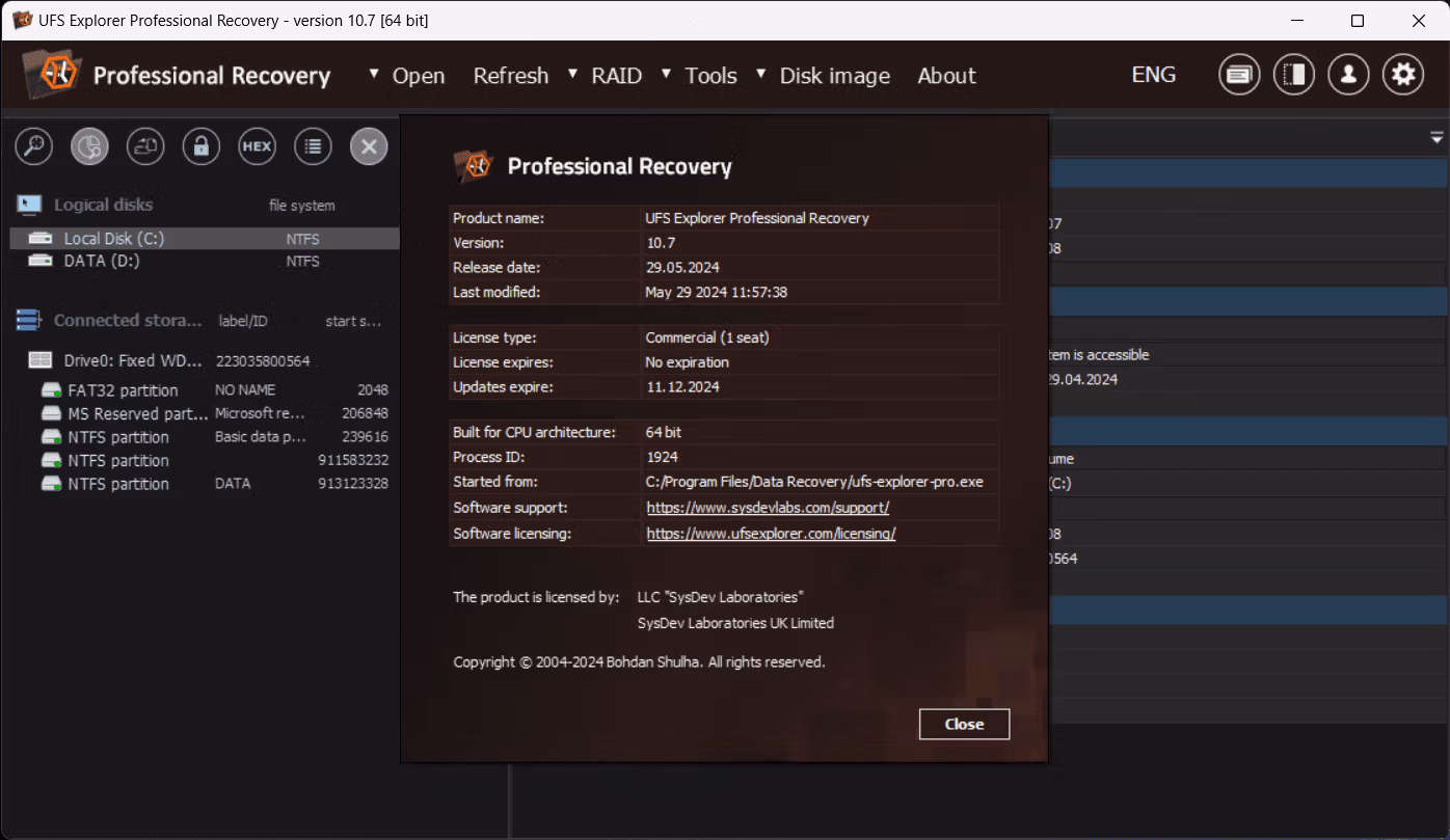 ufs explorer screenshot