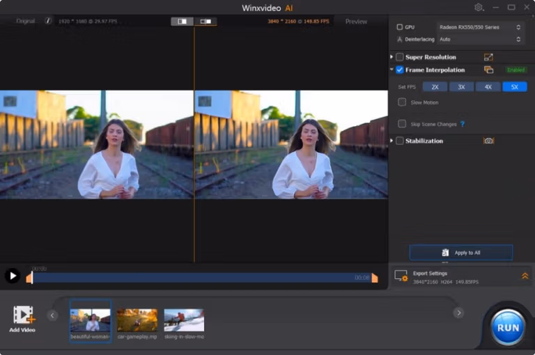 frame interpolation