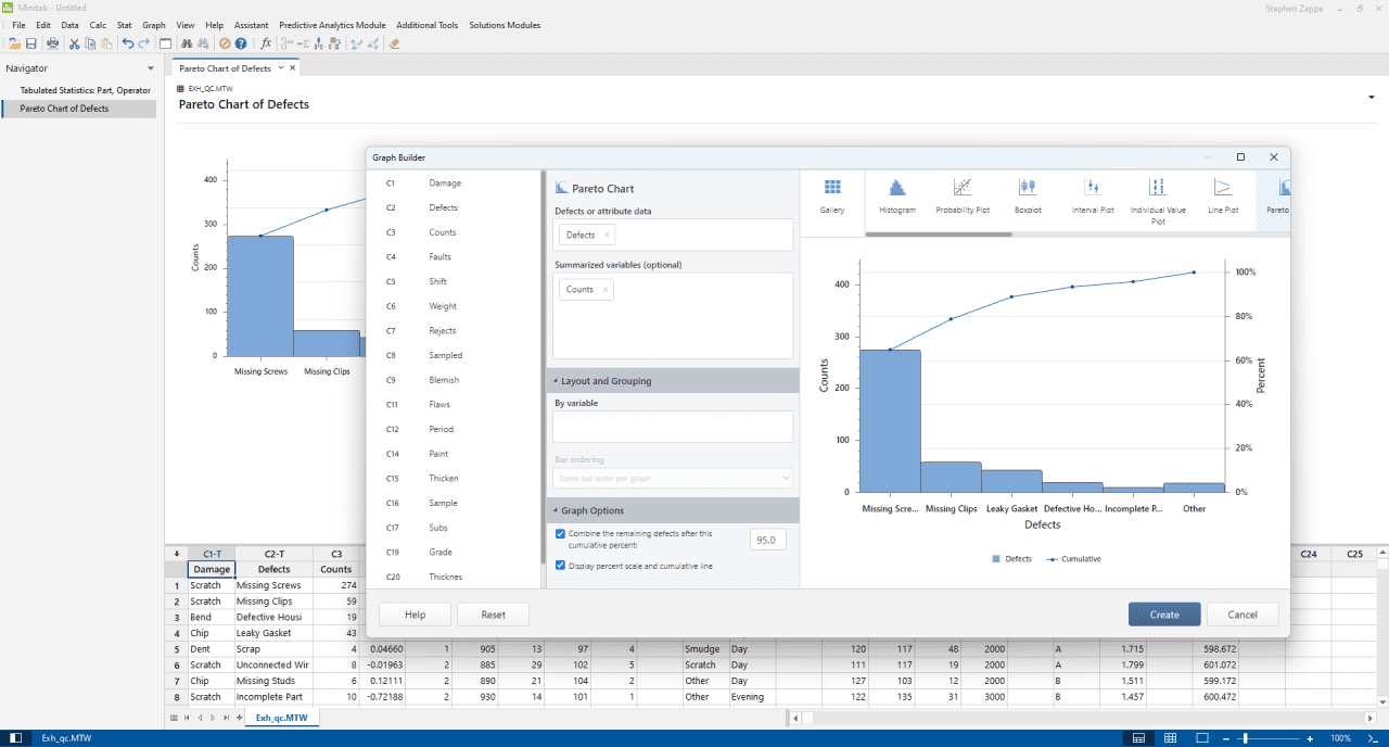 Minitab 22 Screenshot