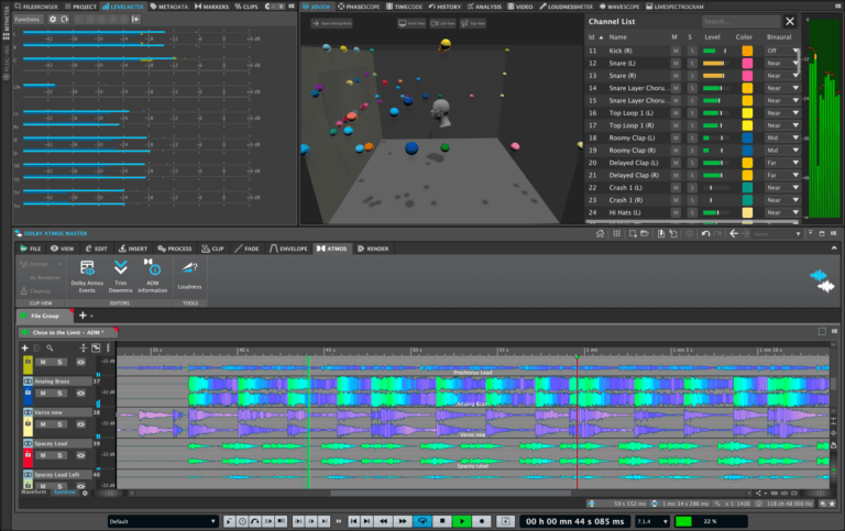 WaveLab 13 Dolby Atmos