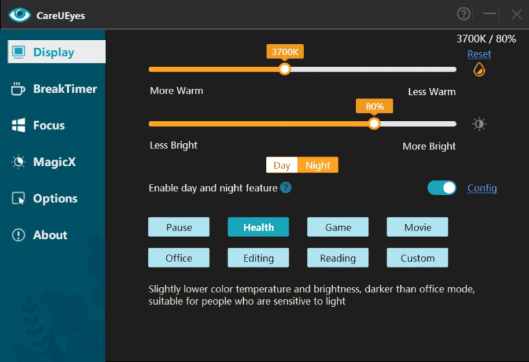 CareUEyes Screenshot