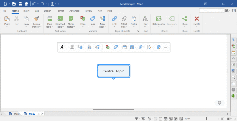 MindManager screenshot